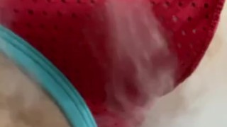 Red Mesh Jock Strap Cloud 
