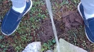 Risky Oustide Pissing