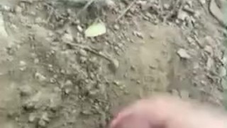 Cumming outside :)