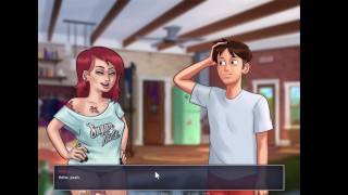 Summertime Saga - ive saw Grace boobs and Eve hot body
