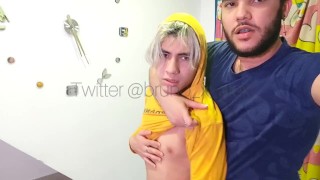 Big brother dominates blond twink Wedgie