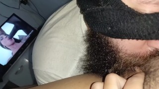 sucked me and licked my pussy my clit got hard with lust while watching porn i cum😋🤤💦💦
