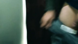 Teen boy changing clothes in the store dressing room nude / Vladimir Public