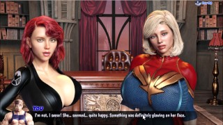 Cockham Superheroes #2 I need to decide who is sexier - shot a masive load cum on Ms Lane