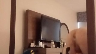 Using my ho whole hole at a hotel 