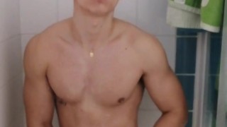 Jercking off in the shower 