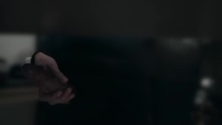 Playing with my dick at the office and getting caught