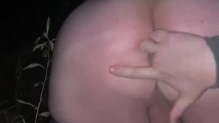 18 year old spreads his ass for you in the woods