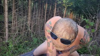 Strip and walk naked in public park, with big dildo up my ass, campers near by make me feel excited