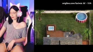 104 Une facial pour Kaley treasure of nadia gamer girl