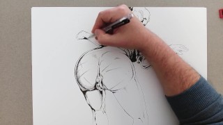 Bubble butt girl whipped for naughty behavior