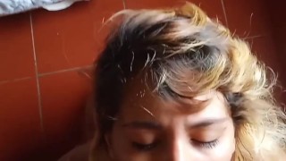 I suck it and it cums on my face 💦 - Tatty Rios 