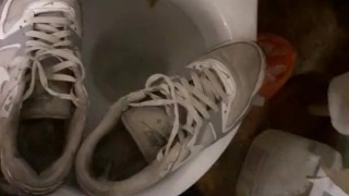 Pissing in my Nike Air Max!