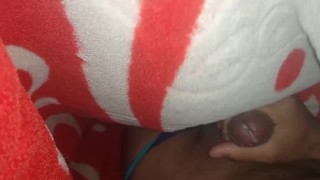 Shameful Colombian masturbates  in his room
