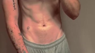 Can I show off my body before I shower?