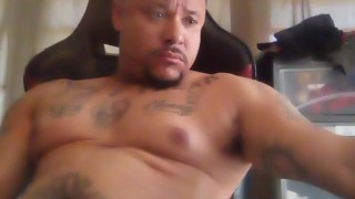 Hot Tattoo Latino Jerking Off To Porn Videos Part 1