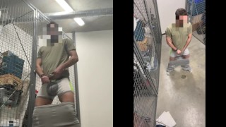 Quick self public piss with 2 points of view