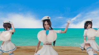 【Girls' Dancer】Giga-CH4NGE - Misaki/Miyako/Nashi