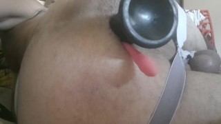Un ovetto e un dildo in culo per consolarmi