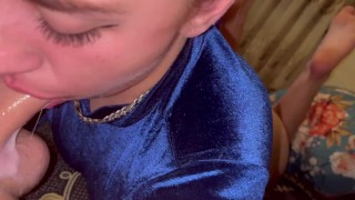 NATURAL BEAUTY with a JUICY ASS SLOPPY FACEFUCK feet pose PT 2 - full on OnlyFans Raxxxbit