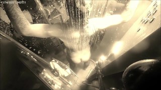 Strong Muscle Flexing in the Shower with Andy November 2022 Gym Show Nude Legs