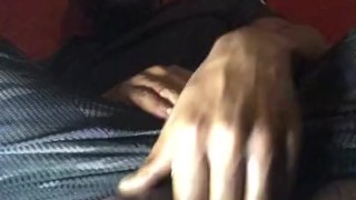 Hiding In Room Stroking This Dick While Family Over