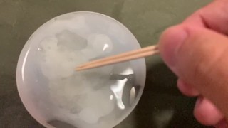 【溜め込み10日】ローターで大量射精