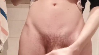 felt horny...here's me playing with my cock