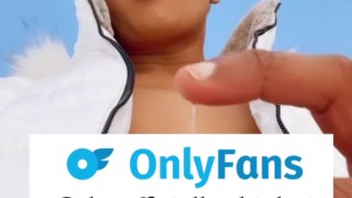 Twink playing with precum