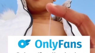 Twink playing with precum
