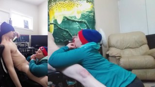 Gobbling on Cock like Turkey on Thanksgiving !