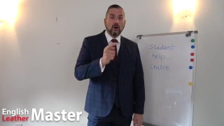 Counsellor in suit humiliates and laughs at student for having a tiny cock SPH verbal PREVIEW