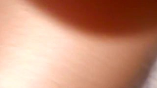 My hot stepsister made me cum alone on bed