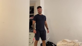 Gay boyfriend bondage shave