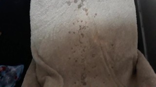 My first video - cumshot after a power wank whilst not fully hard