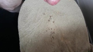 My first video - cumshot after a power wank whilst not fully hard