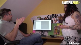 Mature Lady Adrienne Kiss Gets Her Pussy Fucked By Horny Boss Full Scene