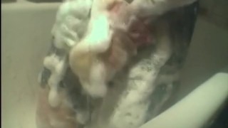 A thorough soaping of the shorts...