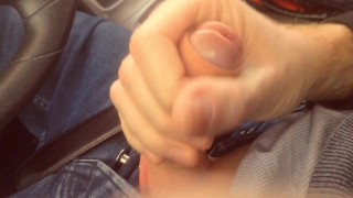 Real amateur jerking in his car and cumming while listening Tina moaning and dirty talk