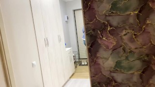 MILF stepmom caught her stepson masturbating and 3 days later fucked him