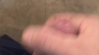 Dripping precum and cumming hard