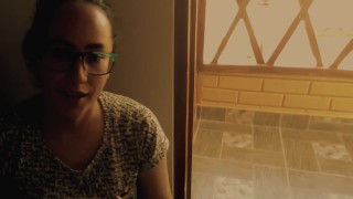 JOI I masturbate secretly with the doors open