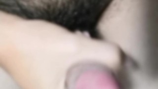 お腹の上にいっぱいドピュ