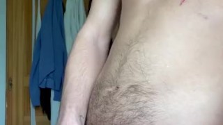 Solo masturbation shower