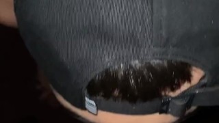 Military soldier guy lets teen suck his hot cock and cums on his face