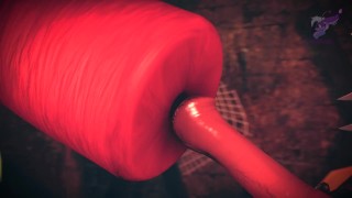HornyForest - A Lamb conducts experiments on a horse's cock