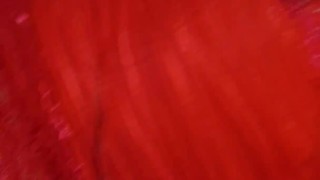 Girlfriend watching tv .. Nisha Indian wife...