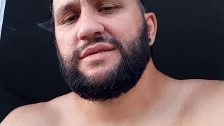 Cleannig the house naked