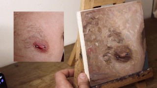 JOI OF PAINTING EPISODE 73 - Nipple Play Details