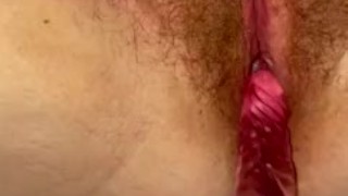 Wife’s plump hairy creamy pussy 😍🔥🔥